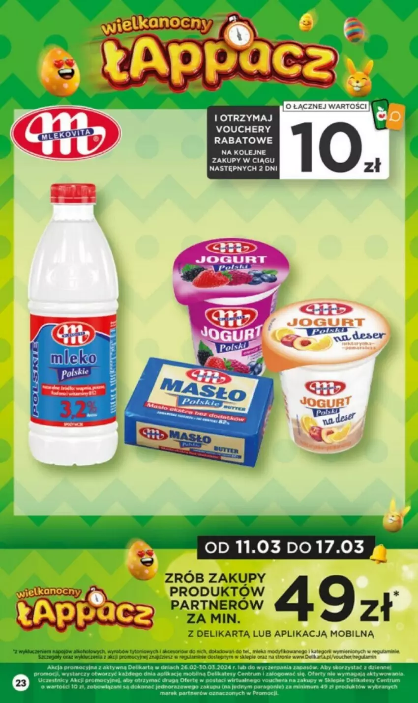 Gazetka promocyjna Delikatesy Centrum - ważna 11.03 do 13.03.2024 - strona 16 - produkty: Jogurt, Mobil