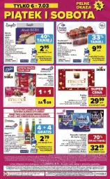 Gazetka promocyjna Carrefour - Gazetka Weekend okazji już od czwartku! - Gazetka - ważna od 07.03 do 07.03.2026 - strona 8 - produkty: Piwa, Piwo, Piec, Gra, Do mycia naczyń, Finish, Tablet, Truskawki, Praliny, Dres, Mleczko, Ptasie mleczko, Masło, Merci, Captain Jack, Fa
