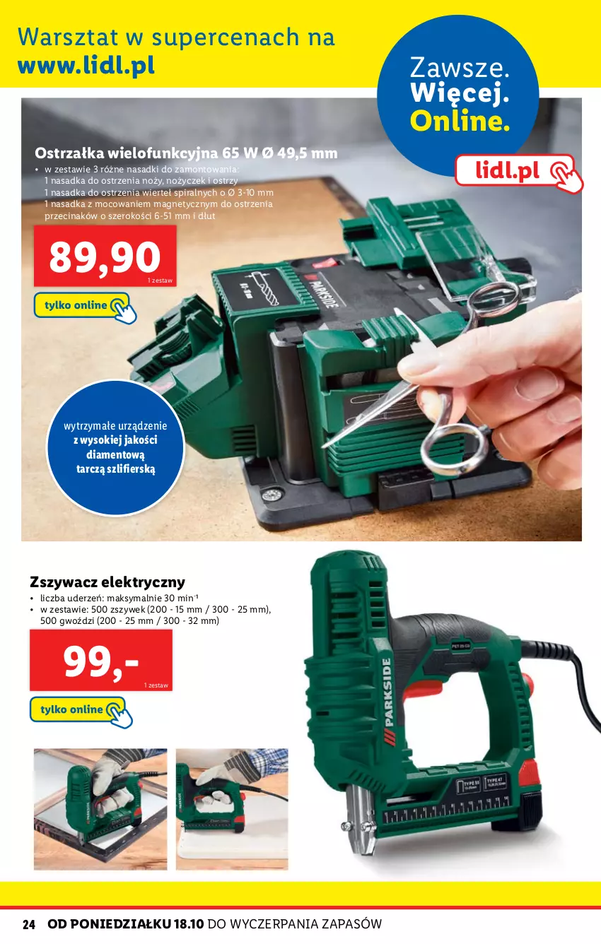 Gazetka promocyjna Lidl - KATALOG SKLEPU ONLINE WARSZAT - ważna 18.10 do 31.12.2021 - strona 24 - produkty: Noż, Sok