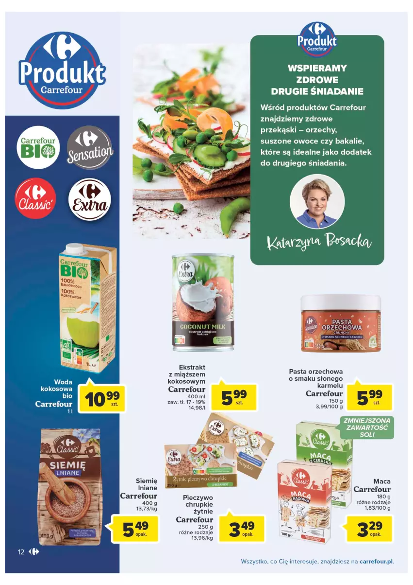Gazetka promocyjna Carrefour - Gazetka Produkty Carrefour w mądrej cenie - ważna 06.09 do 17.09.2022 - strona 12 - produkty: Dega, Kokos, Owoce, Piec, Pieczywo