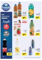 Gazetka promocyjna Carrefour - Gazetka Produkty Carrefour w mądrej cenie - Gazetka - ważna od 17.09 do 17.09.2022 - strona 16 - produkty: Sok, Nektar bananowy, Ananas, Sok jabłkowy, Tonik, Napój gazowany, Napój, Nektar, Kokos
