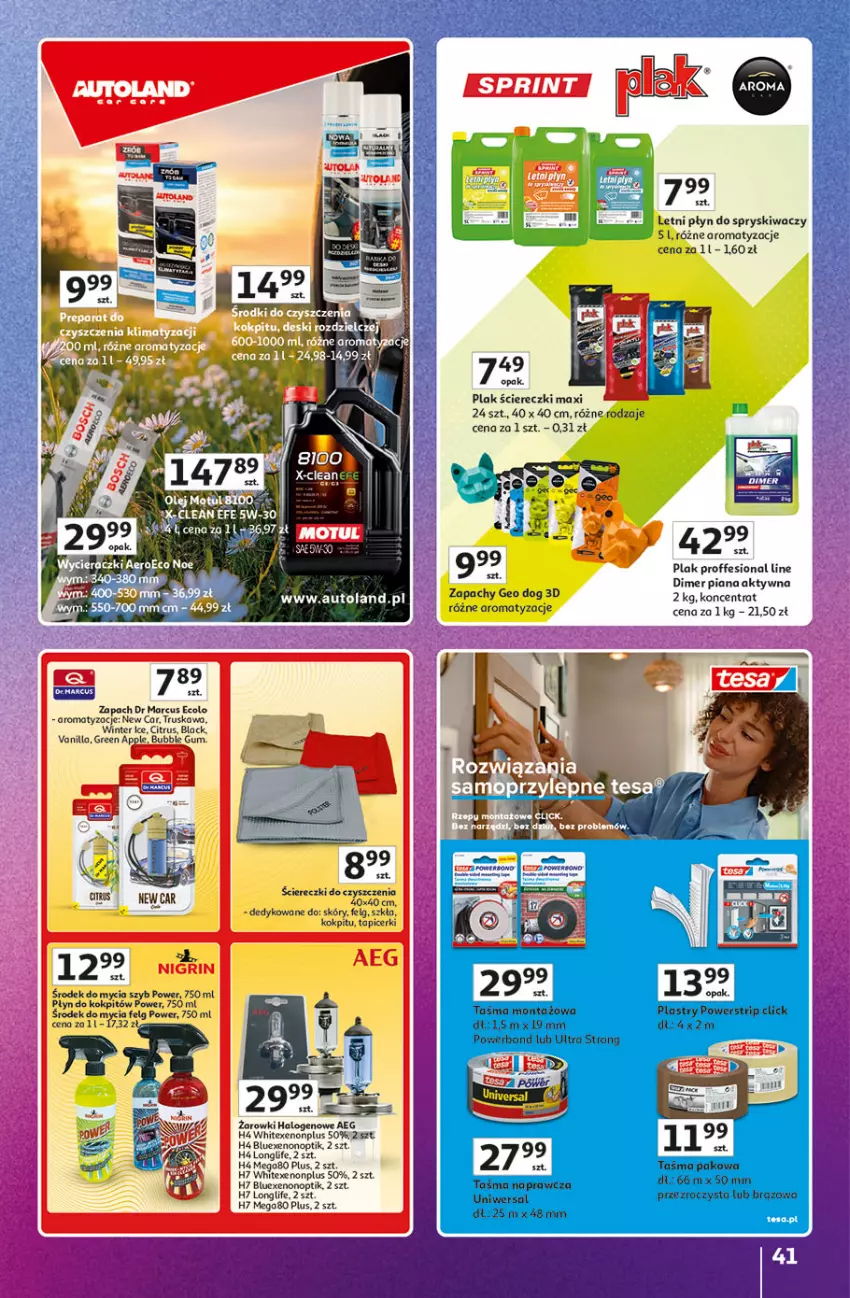 Gazetka promocyjna Auchan - Pewność Niskich Cen Hipermarket - ważna 20.03 do 26.03.2025 - strona 41 - produkty: AEG, Halo, Kawa, Lack, LG, Płyn do spryskiwaczy