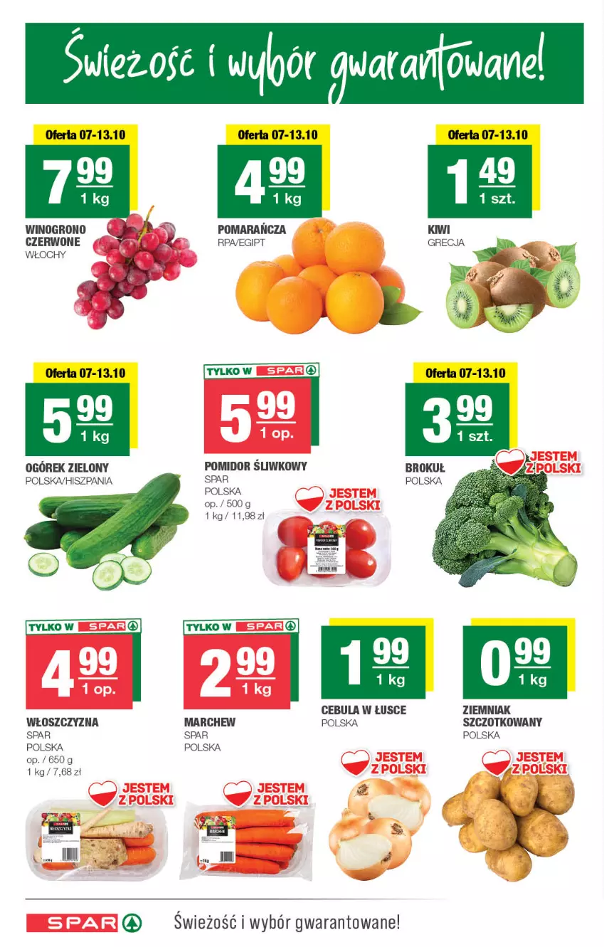 Gazetka promocyjna Spar - Spar - ważna 07.10 do 18.10.2026 - strona 2 - produkty: Cebula, Ogórek, Wino