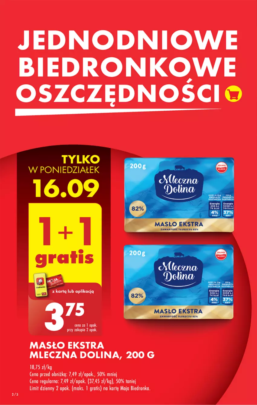 Gazetka promocyjna Biedronka - Od Poniedziałku - ważna 16.09 do 21.09.2024 - strona 4 - produkty: Gra, Masło