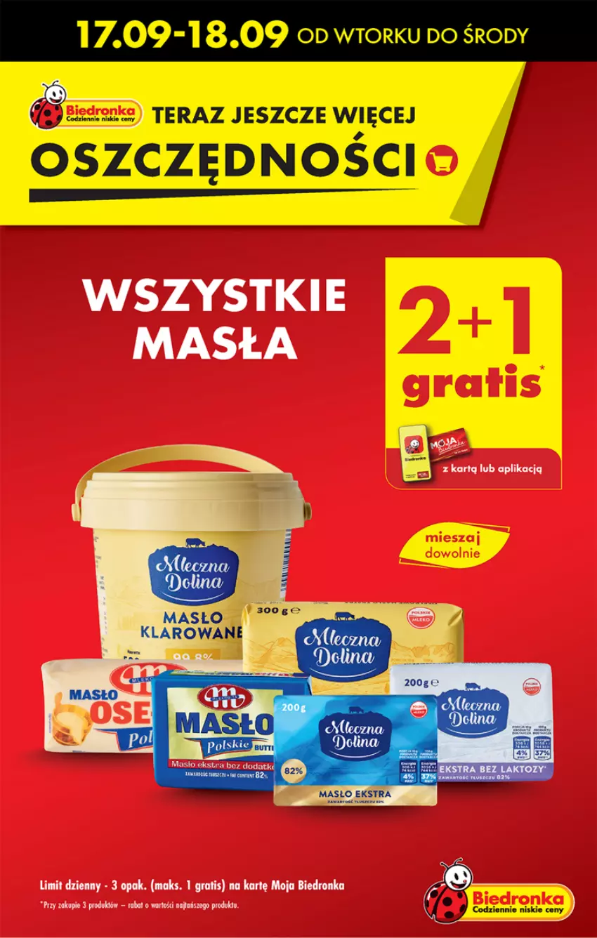 Gazetka promocyjna Biedronka - Od Poniedziałku - ważna 16.09 do 21.09.2024 - strona 5 - produkty: Gra, Masło, Tera