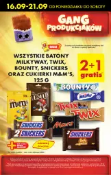 Gazetka promocyjna Biedronka - Od Poniedziałku - Gazetka - ważna od 21.09 do 21.09.2024 - strona 44 - produkty: Cukier, Bounty, Twix, Snickers, Baton, Cukierki