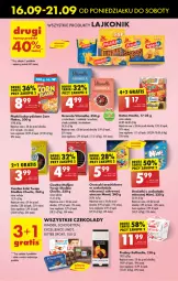 Gazetka promocyjna Biedronka - Od Poniedziałku - Gazetka - ważna od 21.09 do 21.09.2024 - strona 53 - produkty: Ciastka, Lajkonik, Por, Gra, Orzeszki, Schogetten, Praliny, Raffaello, Sport, Baton, Ritter Sport, Granola, Kinder, Lindt, Fa