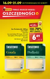 Gazetka promocyjna Biedronka - Od Poniedziałku - Gazetka - ważna od 21.09 do 21.09.2024 - strona 6 - produkty: Ser, Tera, Gouda, Miecz