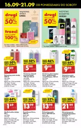 Gazetka promocyjna Biedronka - Od Poniedziałku - Gazetka - ważna od 21.09 do 21.09.2024 - strona 66 - produkty: Palmolive, Dezodorant, Adidas, Dove, Mydło, Luksja