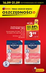 Gazetka promocyjna Biedronka - Od Poniedziałku - Gazetka - ważna od 21.09 do 21.09.2024 - strona 7 - produkty: Ser, Tera, Szynka konserwowa, Szynka