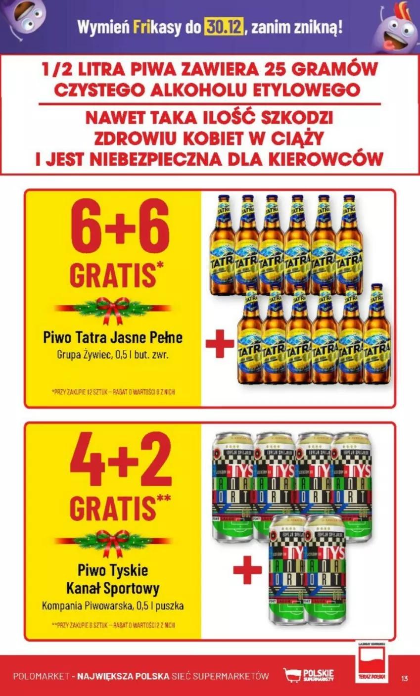 Gazetka promocyjna PoloMarket - ważna 20.12 do 23.12.2023 - strona 5 - produkty: Piwo, Por, Sport, Tatra, Tyskie