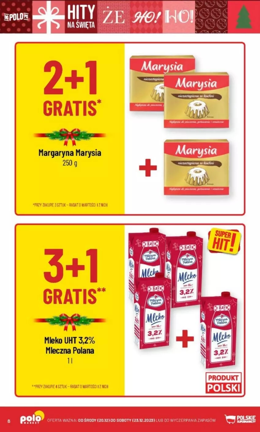 Gazetka promocyjna PoloMarket - ważna 20.12 do 23.12.2023 - strona 71 - produkty: Gra, LANA, Margaryna, Mleko