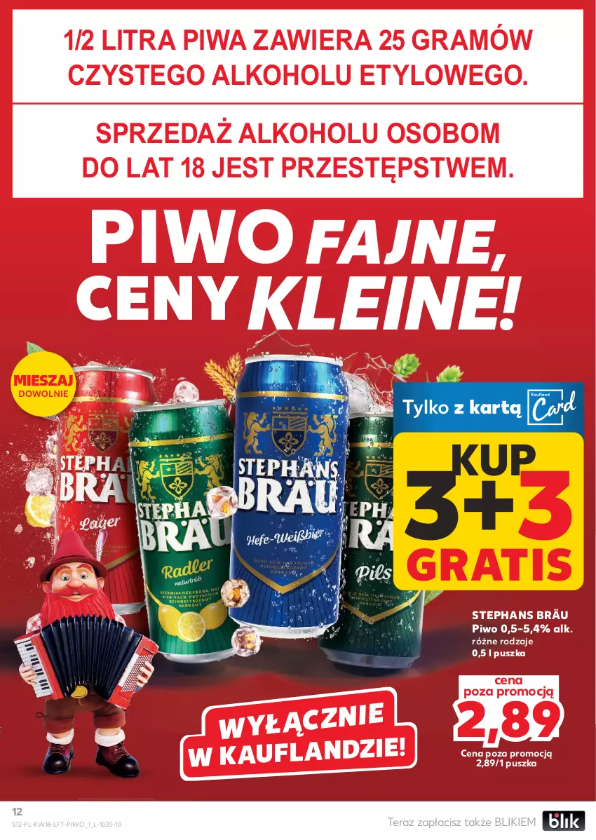 Gazetka promocyjna Kaufland - Gazetka tygodnia - ważna 30.04 do 07.05.2025 - strona 12 - produkty: Fa, Gra, Piwa, Piwo, Tera