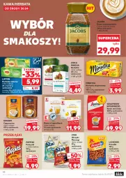 Gazetka promocyjna Kaufland - Gazetka tygodnia - Gazetka - ważna od 07.05 do 07.05.2025 - strona 44 - produkty: Kawa rozpuszczalna, Lajkonik, Kawa ziarnista, Beko, Kawa, Kosz, Chrupki, Tera, Lipton, Cappuccino, Jacobs, Precelki, Herbata, Segafredo