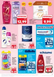 Gazetka promocyjna Kaufland - Gazetka tygodnia - Gazetka - ważna od 07.05 do 07.05.2025 - strona 47 - produkty: Balsam po goleniu, Gillette Venus, Nivea Men, Mydło w płynie, Elseve, Gra, Dezodorant, Pasta do zębów, Dove, Venus, Schauma, Szampon, Gillette, Odżywka, Mydło, Woda, Luksja, Blend-a-Med, Nivea