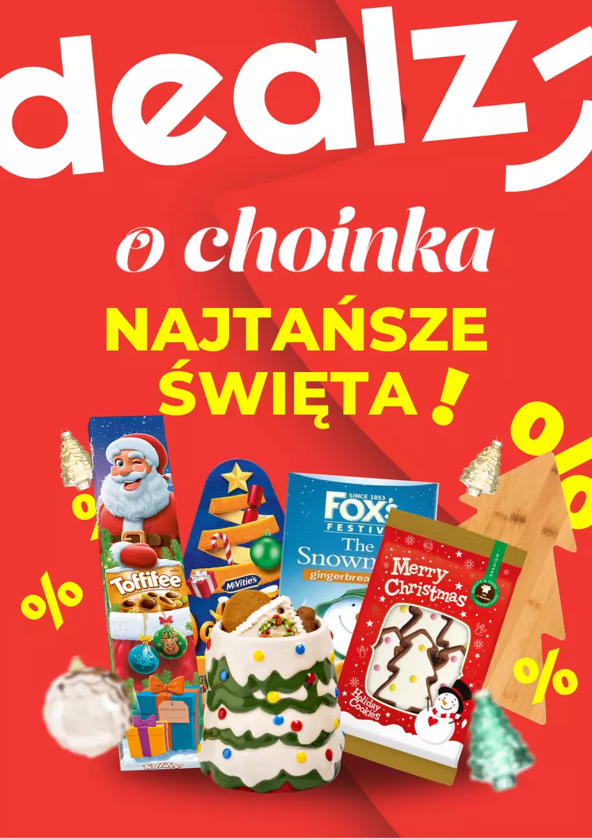 Gazetka promocyjna Dealz - NAJTAŃSZE ŚWIĘTA! - ważna 08.12 do 10.12.2023 - strona 1