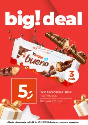 Gazetka promocyjna Dealz - NAJTAŃSZE ŚWIĘTA! - Gazetka - ważna od 10.12 do 10.12.2023 - strona 3 - produkty: Kinder Bueno, Baton, Kinder