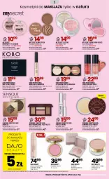Gazetka promocyjna Drogerie Natura - Gazetka Drogerie Natura - Gazetka - ważna od 19.09 do 19.09.2025 - strona 5 - produkty: Makijaż, Palette, Produkty do makijażu, Róż do policzków, Cień, KOBO, Rozświetlacz, Bibułki, Puder, Paleta, Aksam, Bronzer, Fa