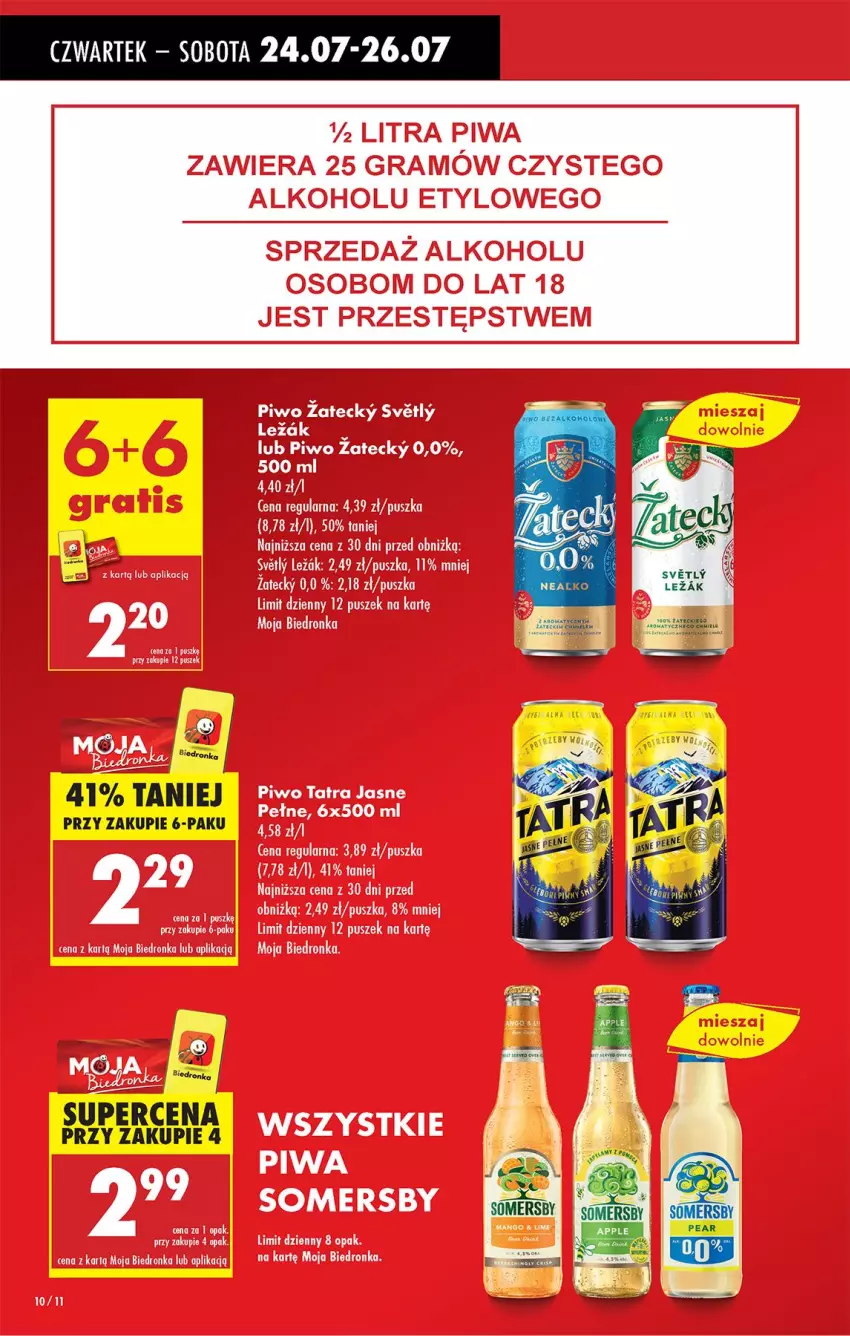 Gazetka promocyjna Biedronka - Od Czwartku - ważna 24.07 do 30.07.2025 - strona 12 - produkty: Fa, Por, Sati, Somersby