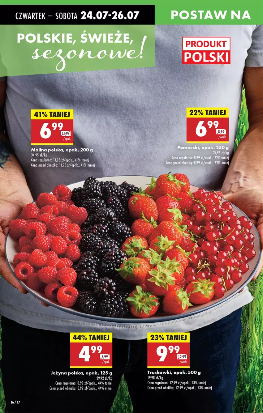 Gazetka promocyjna Biedronka - Od Czwartku - ważna 24.07 do 30.07.2025 - strona 20 - produkty: Truskawki