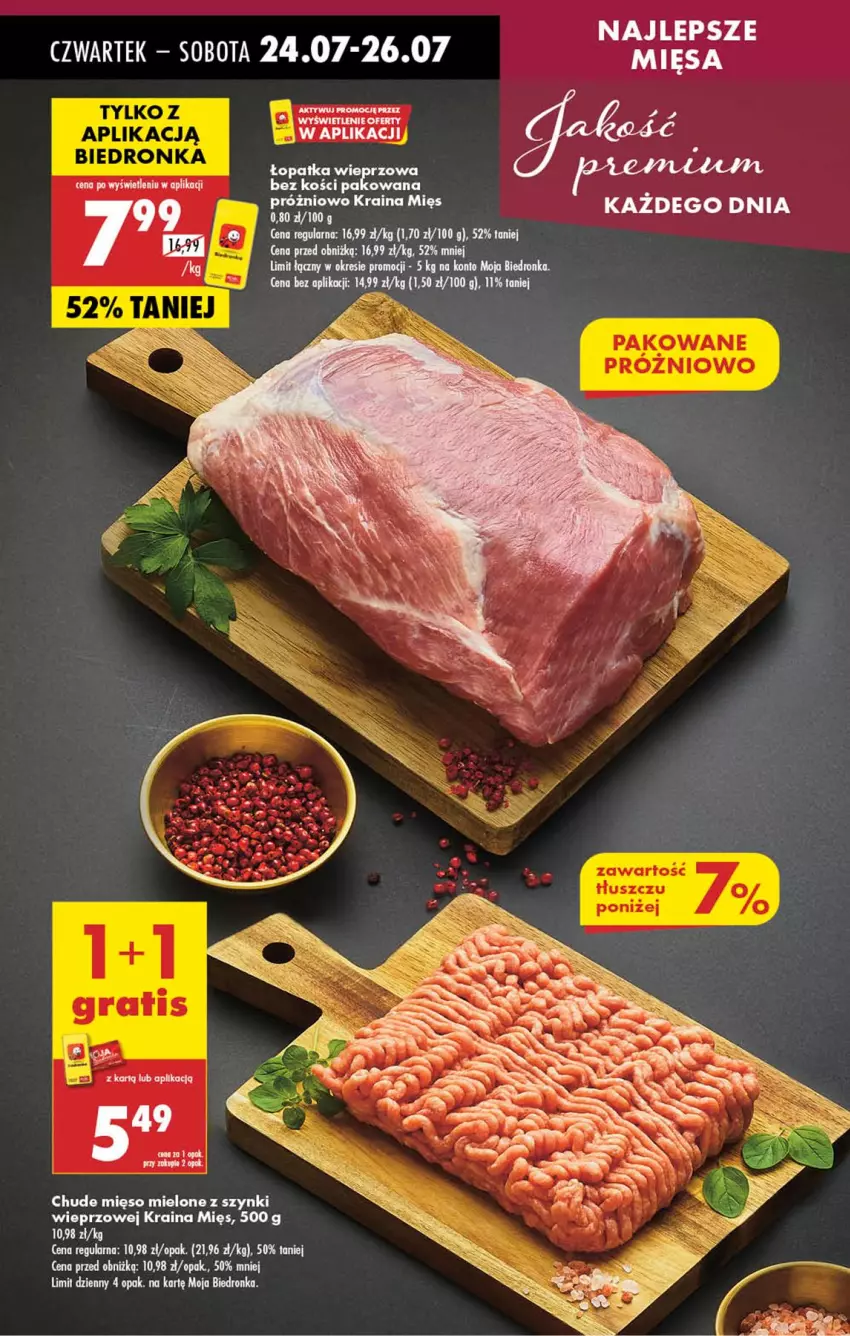 Gazetka promocyjna Biedronka - Od Czwartku - ważna 24.07 do 30.07.2025 - strona 31 - produkty: Mięso, Mięso mielone, Mięso mielone z szynki