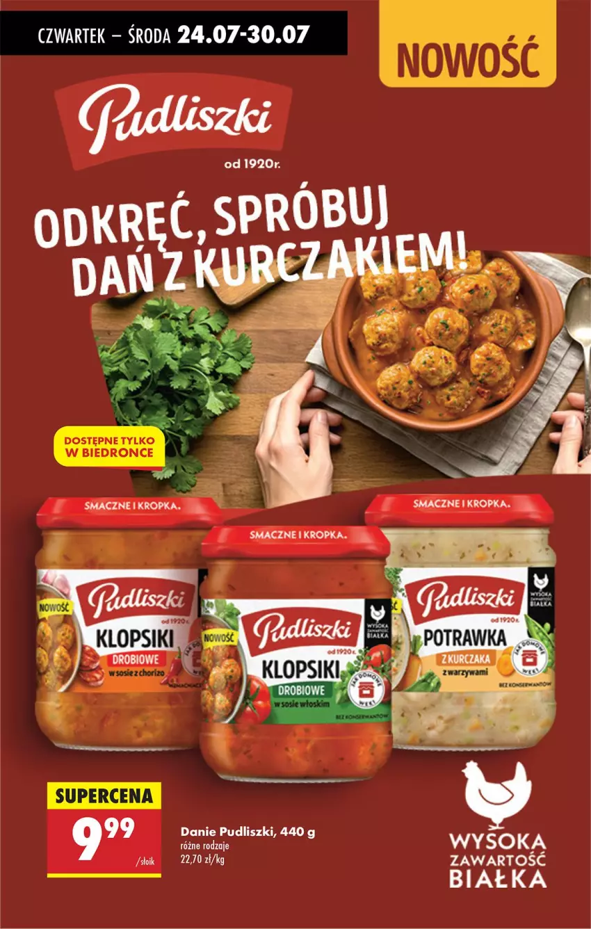 Gazetka promocyjna Biedronka - Od Czwartku - ważna 24.07 do 30.07.2025 - strona 52 - produkty: Klopsiki, Pudliszki