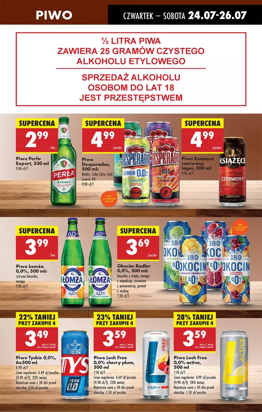Gazetka promocyjna Biedronka - Od Czwartku - ważna 24.07 do 30.07.2025 - strona 59 - produkty: Desperados, Fa, Gra, Granat, Koc, Mus, Okocim, Piwo, Por, Ser, Tyskie