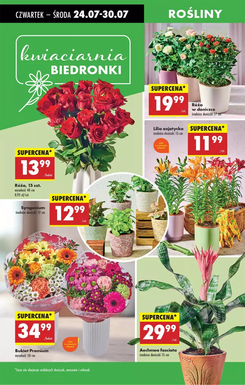 Gazetka promocyjna Biedronka - Od Czwartku - ważna 24.07 do 30.07.2025 - strona 71 - produkty: Bukiet, Fa, Róża, Sok