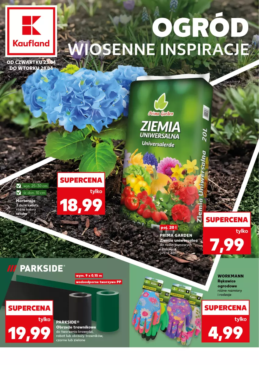 Gazetka promocyjna Kaufland - Kaufland - ważna 23.04 do 28.04.2026 - strona 1 - produkty: Parkside, Por, Prima