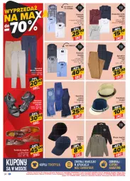 Gazetka promocyjna Carrefour - Gazetka Carrefour - Gazetka - ważna od 27.06 do 27.06.2021 - strona 34 - produkty: Por, Spodnie jeans, Sandał, Kosz, Czapka, Koszula, Koszulka, Sport, Spodnie, Bluza