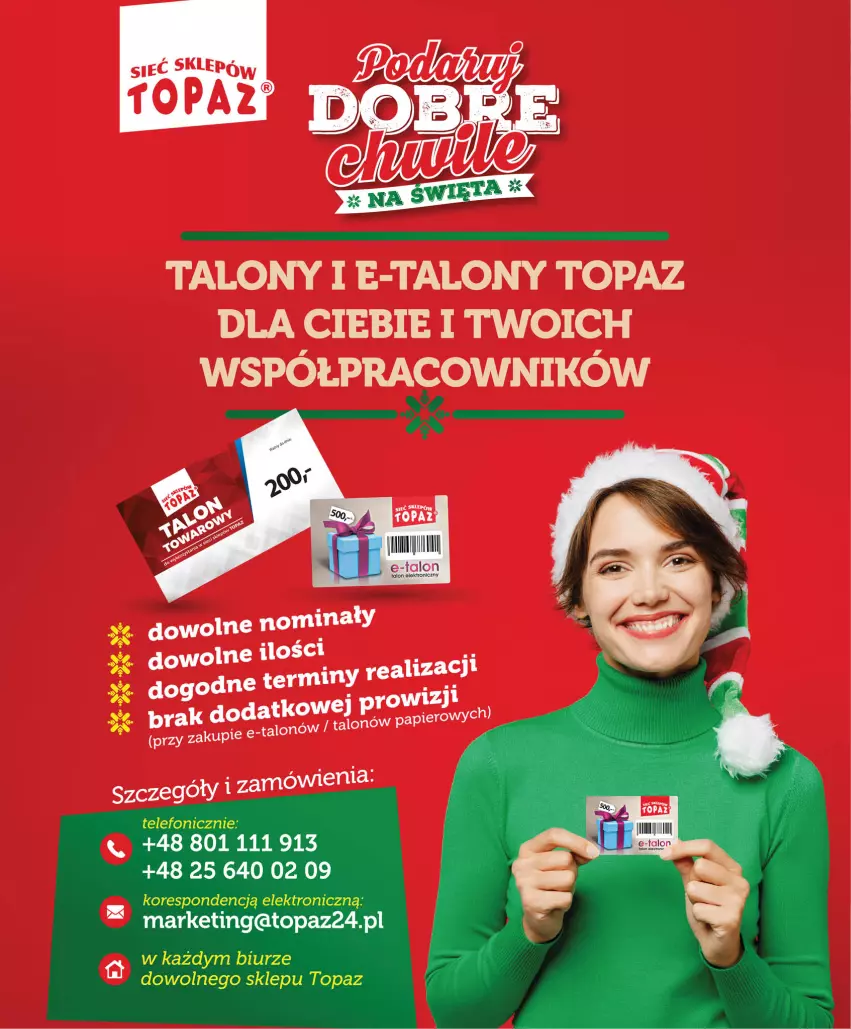Gazetka promocyjna Topaz - Gazetka - ważna 15.10 do 21.10.2026 - strona 10 - produkty: Telefon, Top