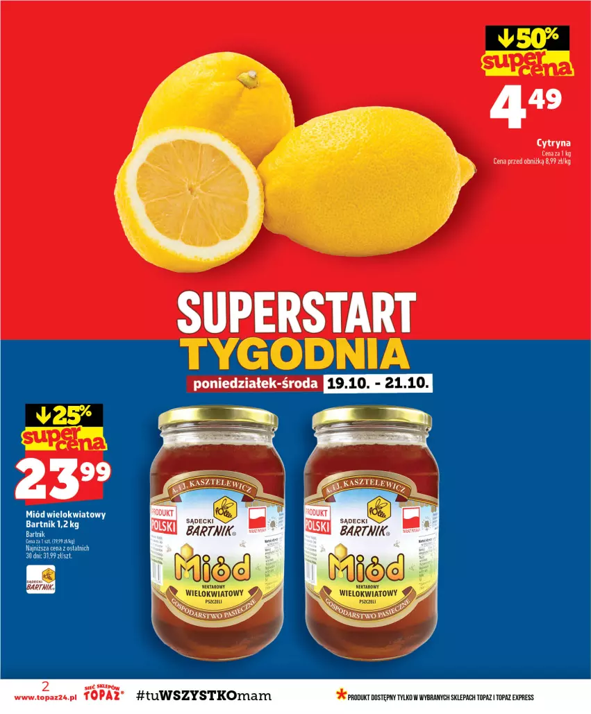 Gazetka promocyjna Topaz - Gazetka - ważna 15.10 do 21.10.2026 - strona 2 - produkty: Nektar, Top