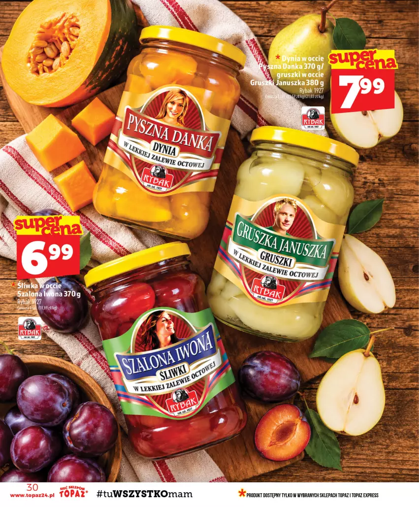 Gazetka promocyjna Topaz - Gazetka - ważna 15.10 do 21.10.2026 - strona 30 - produkty: Ryba, Top