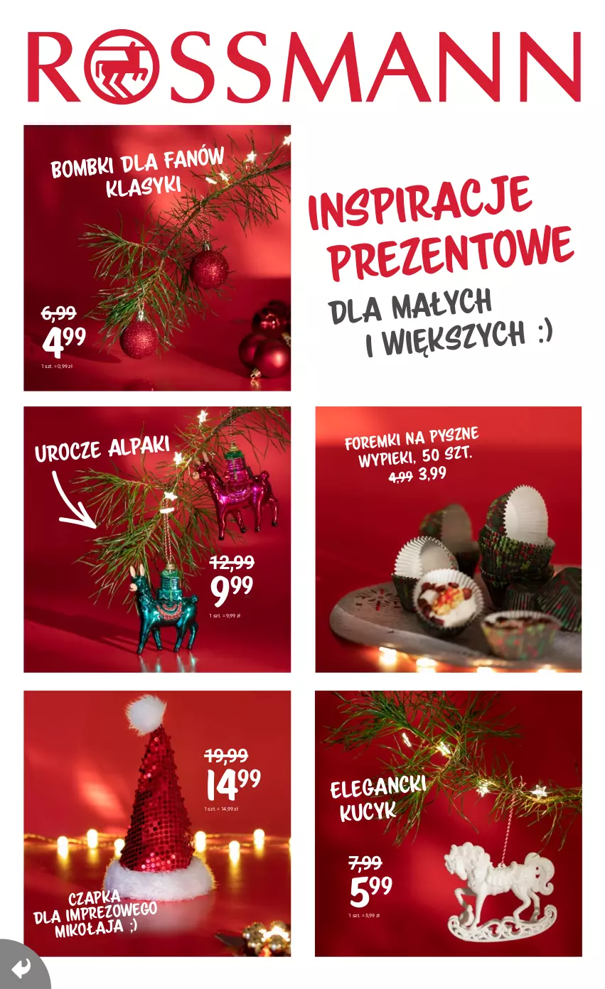 Gazetka promocyjna Rossmann - 1 Grudnia - ważna 01.12 do 15.12.2021 - strona 40 - produkty: Bombki, Czapka, Foremki