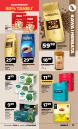 Gazetka promocyjna Netto - Od Wtorku - Gazetka - ważna od 11.04 do 11.04.2026 - strona 17 - produkty: Earl Grey, Kawa rozpuszczalna, Inka, Kawa zbożowa, Kawa ziarnista, Kawa mielona, Kawa, Dilmah, Herbata czarna, Lipton, Prima, Mocca Fix Gold, Woseba, Herbata, Fa