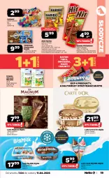 Gazetka promocyjna Netto - Od Wtorku - Gazetka - ważna od 11.04 do 11.04.2026 - strona 19 - produkty: Ciastka, Gra, Cukier, Big Milk, Bounty, Twix, Snickers, Lody, Czekolada, Mars, Algida, Baton, Cukierki, Haribo, Nestlé, LG