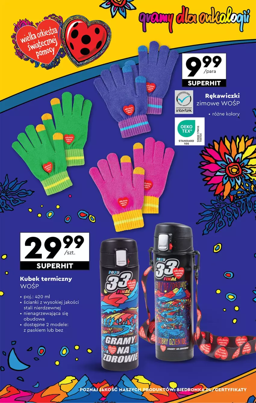 Gazetka promocyjna Biedronka - Okazje Tygodnia - ważna 11.01 do 25.01.2025 - strona 4 - produkty: Kubek, Kubek termiczny, Sok