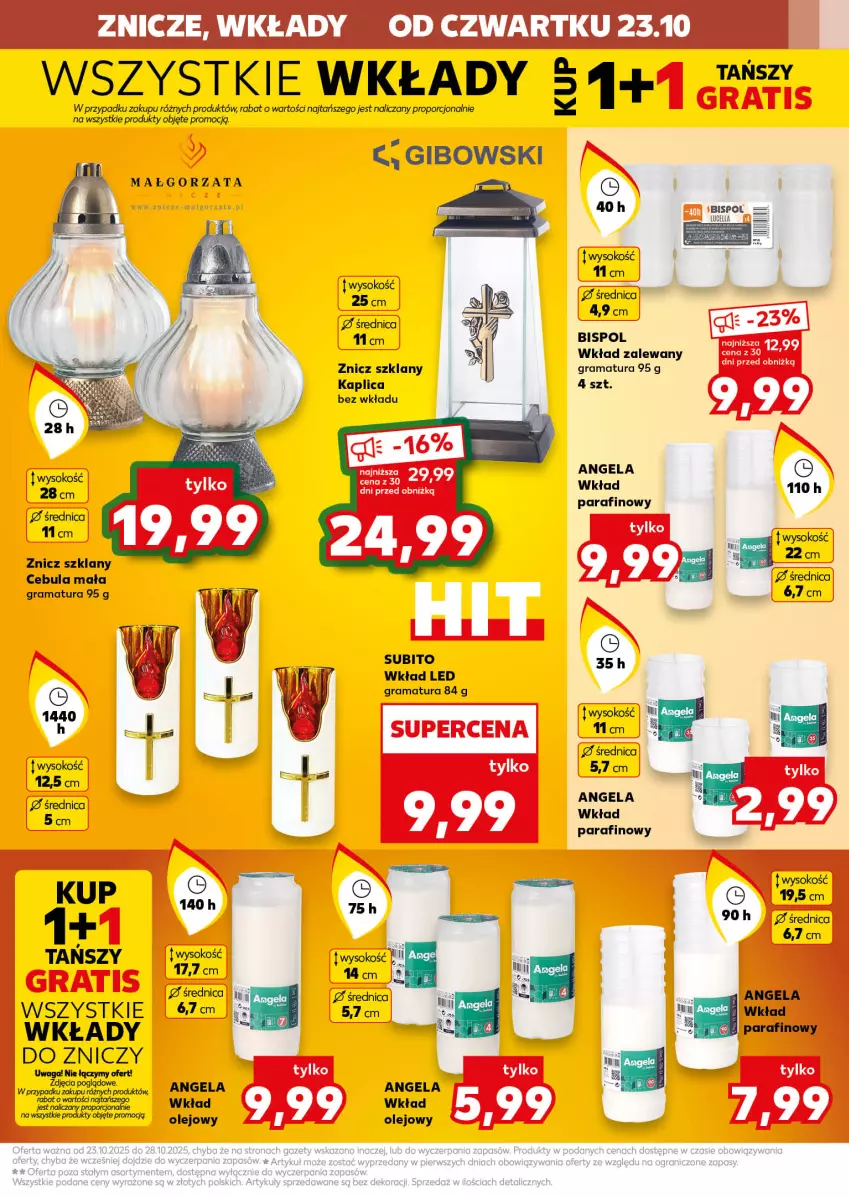 Gazetka promocyjna Kaufland - Kaufland - ważna 23.10 do 28.10.2025 - strona 5 - produkty: Cebula, Gra, Olej, Por, Rama, Sok, Waga, Znicz