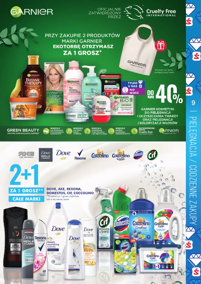 Gazetka promocyjna Super Pharm - Gazetka - ważna 06.04 do 19.04.2021 - strona 9 - produkty: Cif, Coccolino, Domestos, Dove, Rexona