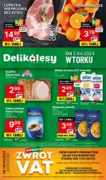 Gazetka promocyjna Delikatesy Centrum - NOWA GAZETKA Delikatesy Centrum od 2 kwietnia! 2-7.04.2024 - Gazetka - ważna od 07.04 do 07.04.2024 - strona 1 - produkty: Lubella, Makaron, Rum, Bell, Kawa mielona, Kawa, Szynka, Prima, Bella, Mleko