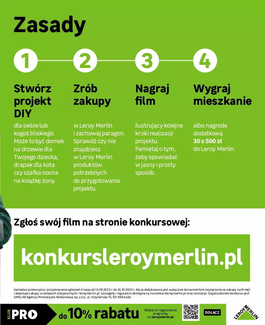 Gazetka promocyjna Leroy Merlin - Gazetka Leroy Merlin - ważna 04.10 do 24.10.2023 - strona 31 - produkty: Domek na drzewie, Drapak, Gra, Mięta, Mola, Olej, Szafka