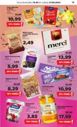 Gazetka promocyjna Netto - Gazetka spożywcza - Gazetka - ważna od 21.05 do 21.05.2022 - strona 13 - produkty: Piec, Ryż, Kupiec, Migdały, Róża, Bell, Wafle, Mleczko, Czekolada, Miód, Mola, Ptasie mleczko, Marmolada, E. Wedel, Bella, Helio, Merci, Milka
