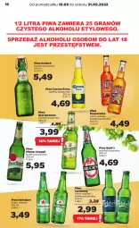 Gazetka promocyjna Netto - Gazetka spożywcza - Gazetka - ważna od 21.05 do 21.05.2022 - strona 16 - produkty: Piwa, Piwo, Gra, Heineken, Pilsner Urquell, Desperados, Carlsberg, Corona Extra