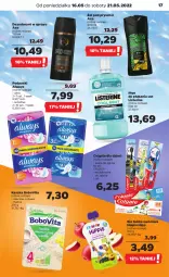 Gazetka promocyjna Netto - Gazetka spożywcza - Gazetka - ważna od 21.05 do 21.05.2022 - strona 17 - produkty: HiPP, Ryż, Listerine, Dezodorant, Szczoteczka do zębów, BoboVita, Pasta do zębów, Płyn do płukania, Always, Podpaski, Dzieci, Colgate, Szczoteczka, LG