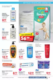 Gazetka promocyjna Makro - Najlepsze oferty - Gazetka - ważna od 14.11 do 14.11.2022 - strona 15 - produkty: Mydło w płynie, Elseve, Sól, Palmolive, Pampers, Majtki, Pasta do zębów, L’Oréal, Always, Szampon, Podpaski, Dzieci, Sól do kąpieli, Pieluchomajtki, Mydło, Elmex, Sensodyne