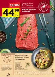 Gazetka promocyjna Intermarche - Gazetka - ważna od 09.03 do 09.03.2022 - strona 12 - produkty: Sok, Brukselka, Cytryny, Kaki, Plasterki, Miód, Nuty, Rostbef, Parmezan, Masło, Mięso