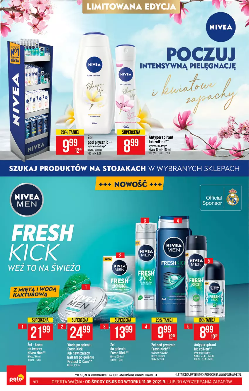 Gazetka promocyjna PoloMarket - Gazetka promocyjna  r - ważna 05.05 do 11.05.2021 - strona 40 - produkty: Antyperspirant, Kaktus, Nivea, Stojak