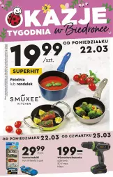 Gazetka promocyjna Biedronka - Okazje tygodnia - Wielkanoc - Gazetka - ważna od 31.03 do 31.03.2021 - strona 1 - produkty: Chodzik, Samochodziki, Wiertarkowkrętarka, Tarka, Wkręt, Wkrętarka, Patelnia, Hot Wheels, Rondel, Fa