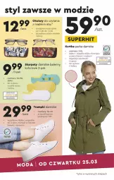 Gazetka promocyjna Biedronka - Okazje tygodnia - Wielkanoc - Gazetka - ważna od 31.03 do 31.03.2021 - strona 31 - produkty: Sok, Isla, Kurtka, Karp, Parka, Baleriny, Okulary do czytania, Trampki