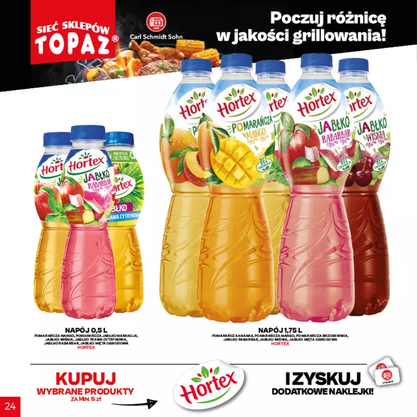 Gazetka promocyjna Topaz - Gazetka - ważna 29.04 do 18.07.2021 - strona 23 - produkty: Ananas, Mango, Napój